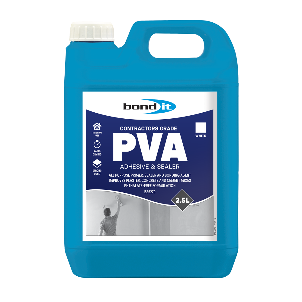 BONDIT CONTRACTORS GRADE PVA WHITE 2.5L st
